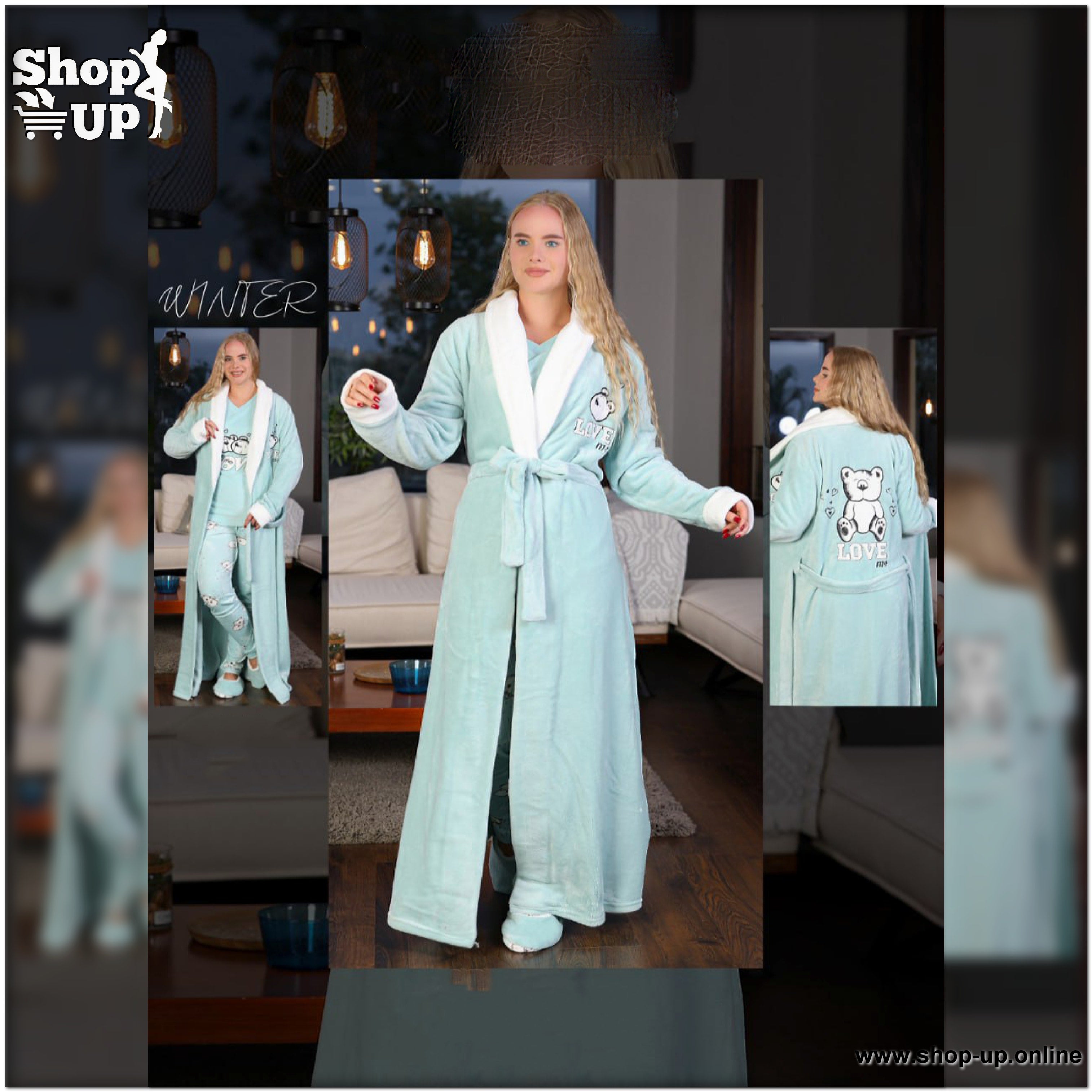 طقم 4 قطع مبطن بالكامل افضل سعر روب حريمى في مصر - شوب اب اون لاين 2025