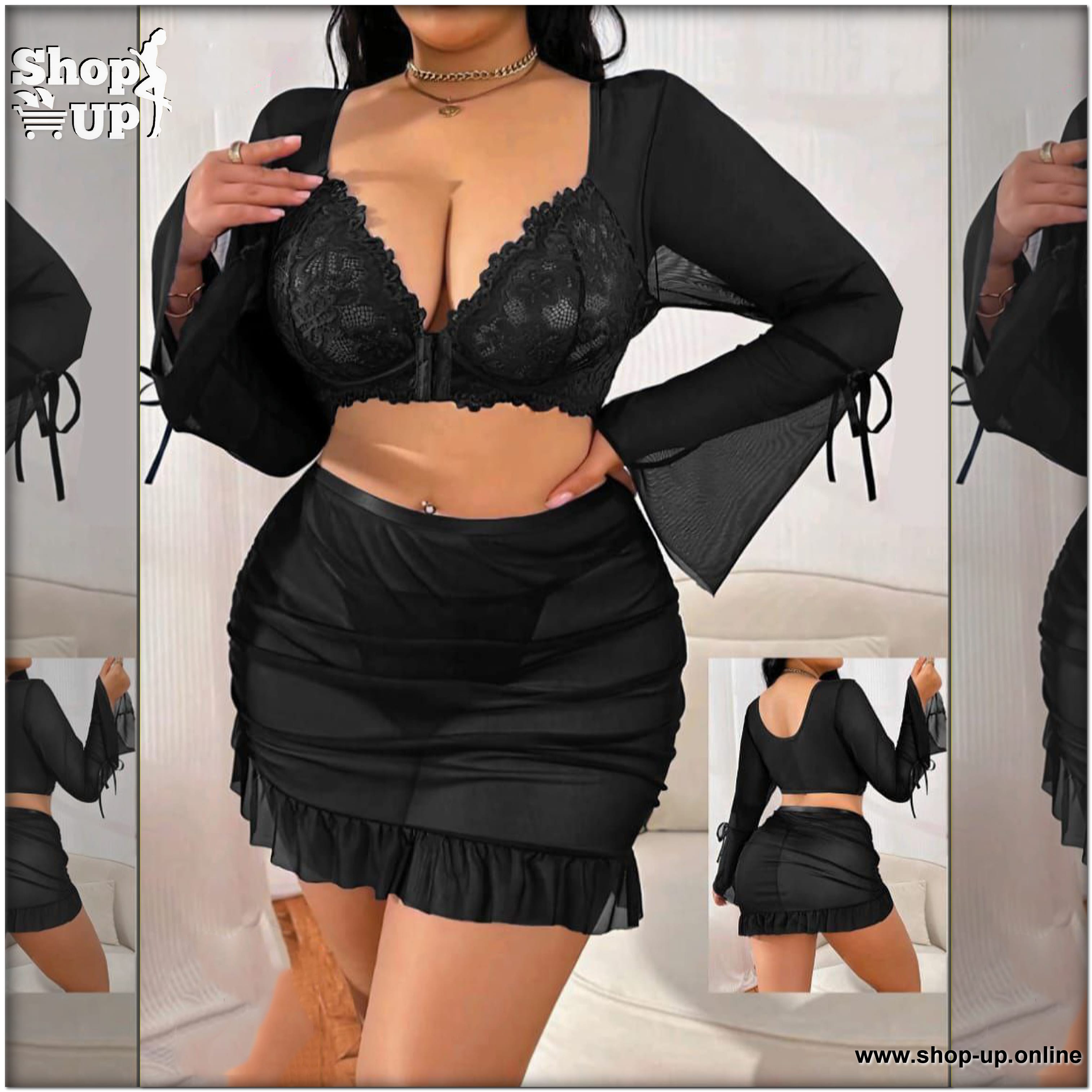 مينى جيب وتوب تل فى دانتيل افضل سعر بيج سايز في مصر - شوب اب اون لاين 2026