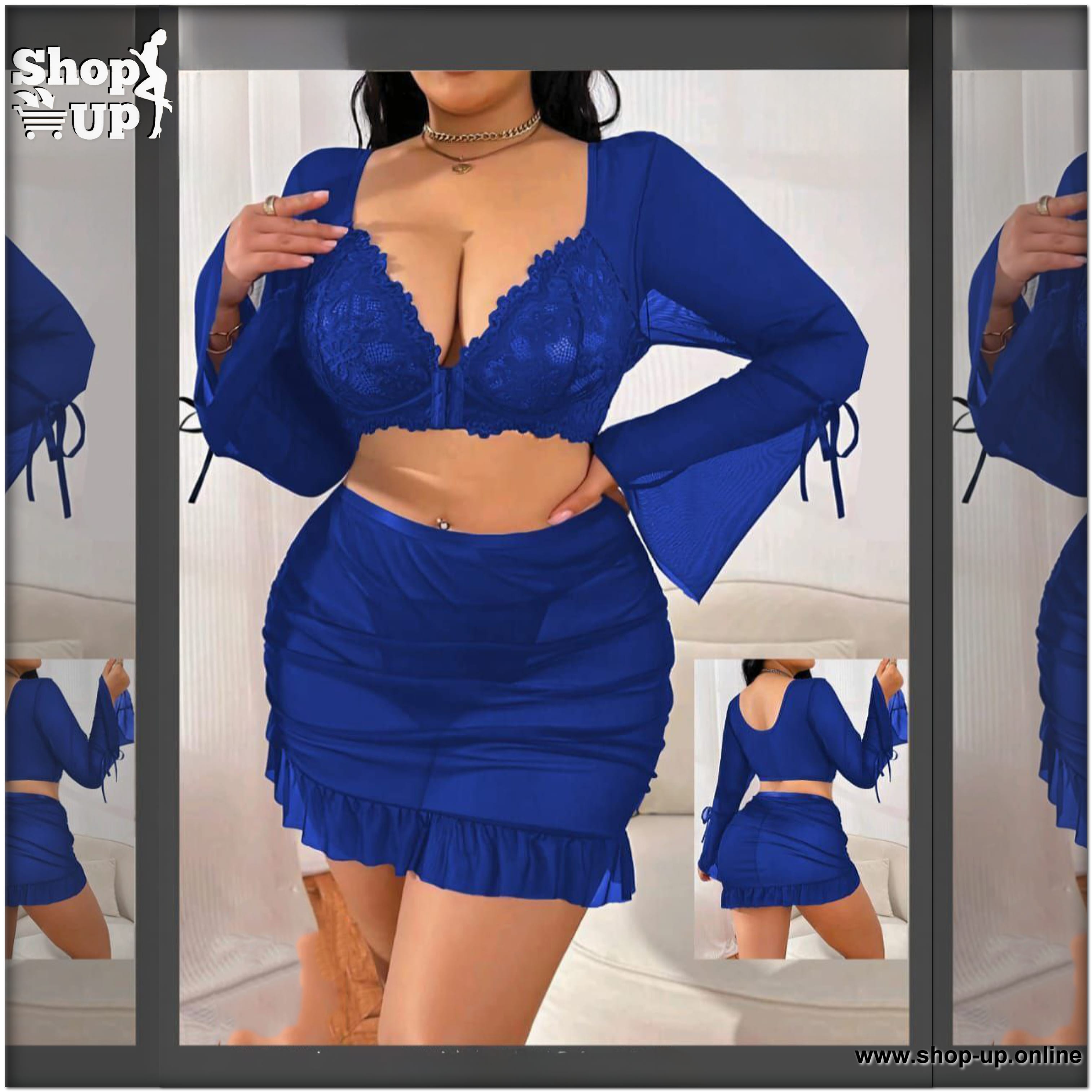 مينى جيب وتوب تل فى دانتيل