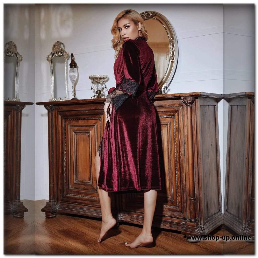 روب قطيفه فى دانتيل افضل سعر روب حريمى في مصر - شوب اب اون لاين 2024