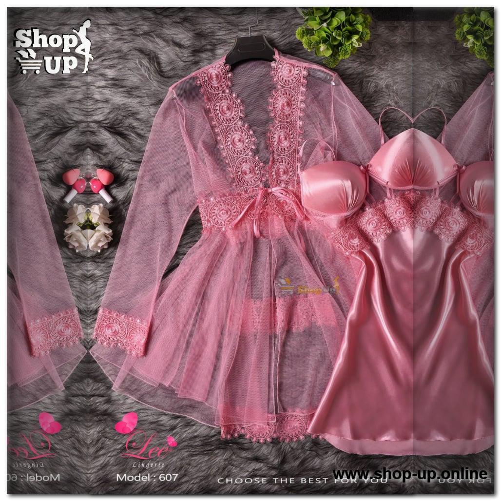 قميص ستان وروب تل فى دانتيل البرا كب افضل سعر روب حريمى في مصر - شوب اب اون لاين 2024