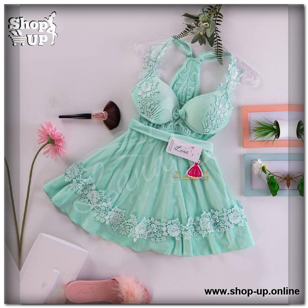 لانجيرى قطيفه فى دانتيل مبطن افضل سعر لانجري في مصر - شوب اب اون لاين 2024