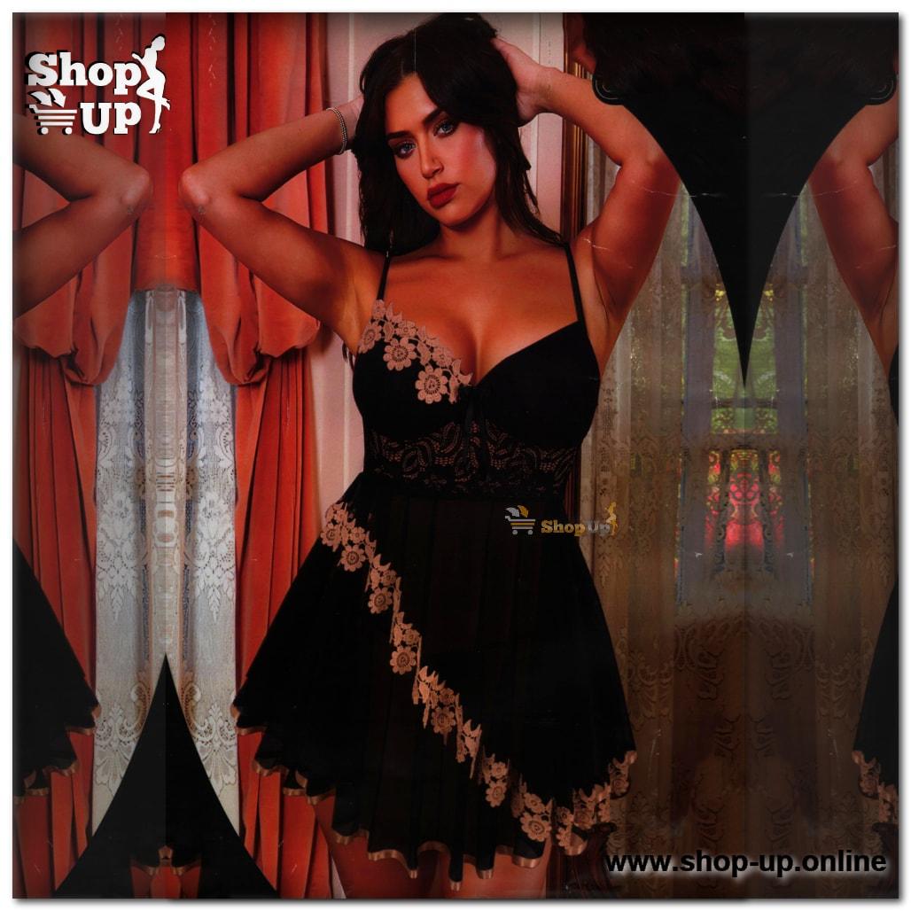 لانجيرى تل فى دانتيل شامل البانتى افضل سعر لانجري في مصر - شوب اب اون لاين 2024