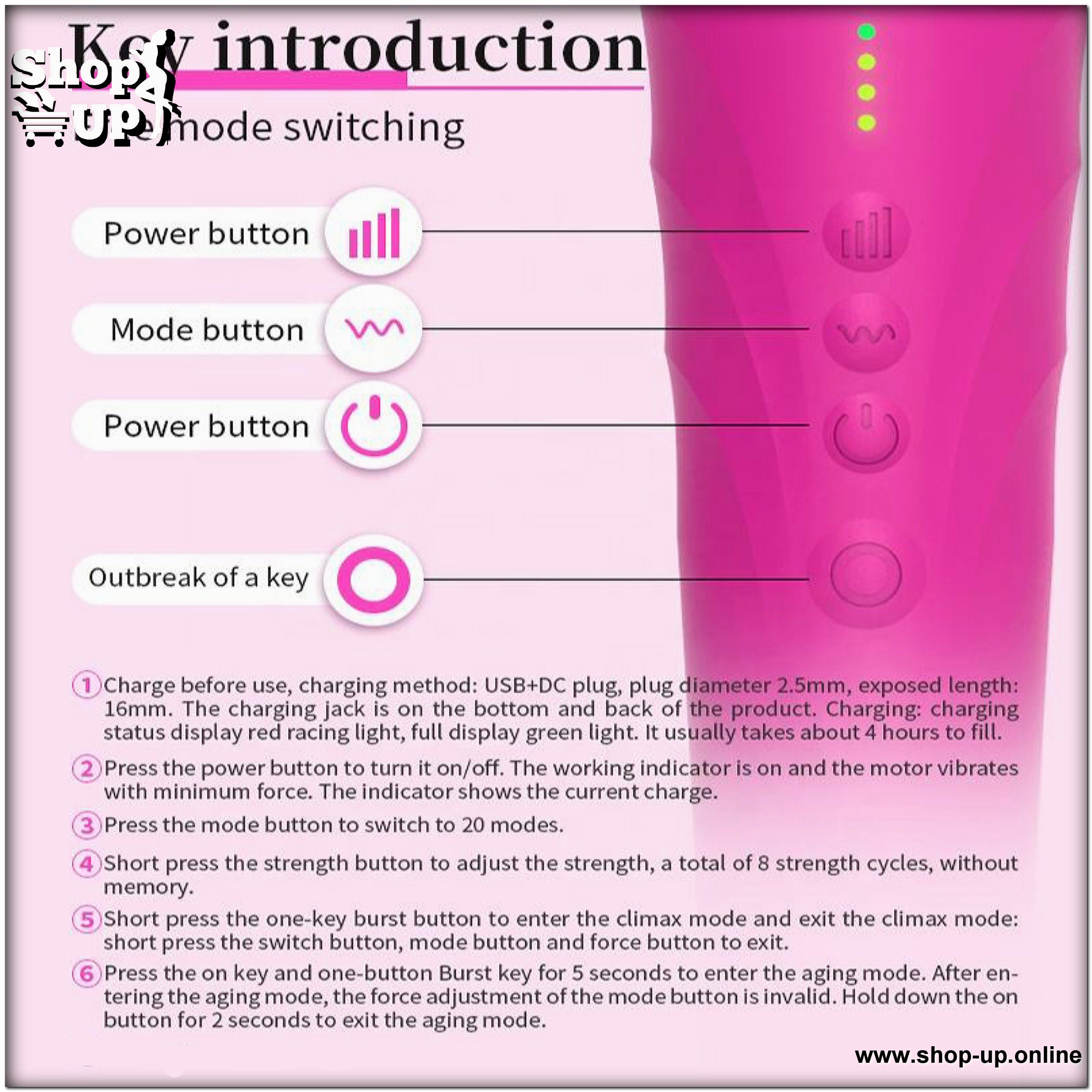 جهاز مساج هزاز -فيبريشن افضل سعر العاب زوجية في مصر - شوب اب اون لاين 2026