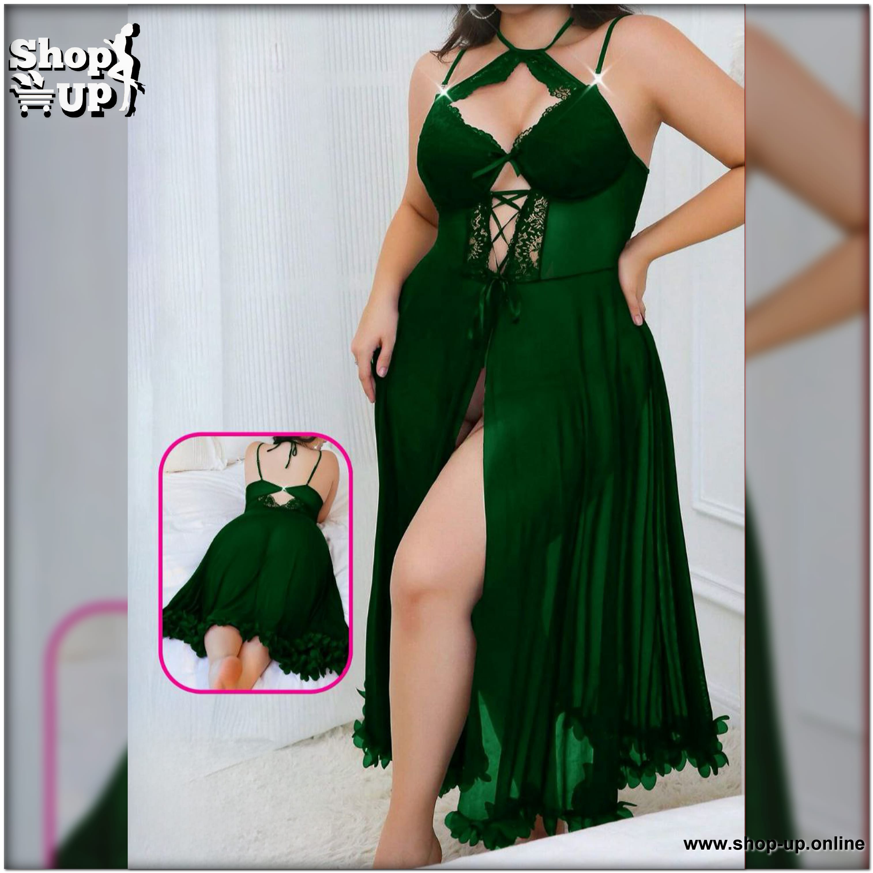 لانجيرى تل فى دانتيل شامل البانتى افضل سعر بيج سايز في مصر - شوب اب اون لاين 2025