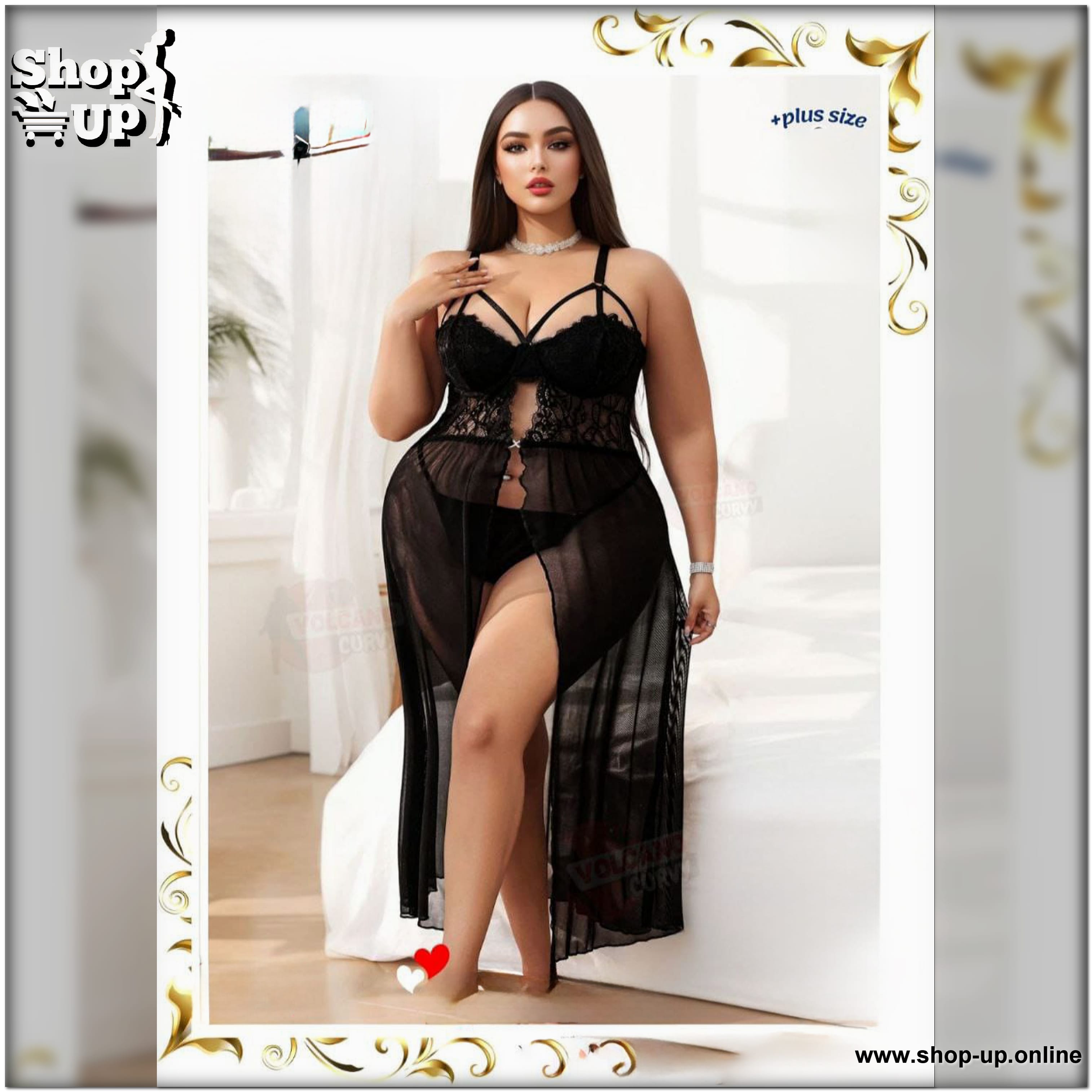 لانجيرى تل فى دانتيل شامل البانتى افضل سعر بيج سايز في مصر - شوب اب اون لاين 2025