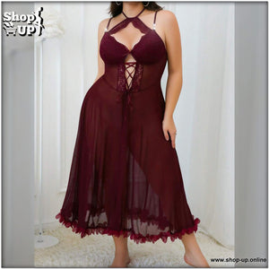 لانجيرى تل فى دانتيل شامل البانتى افضل سعر بيج سايز في مصر - شوب اب اون لاين 2025