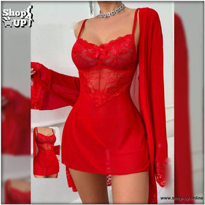 قميص وروب تل فى دانتيل افضل سعر روب حريمى في مصر - شوب اب اون لاين 2025