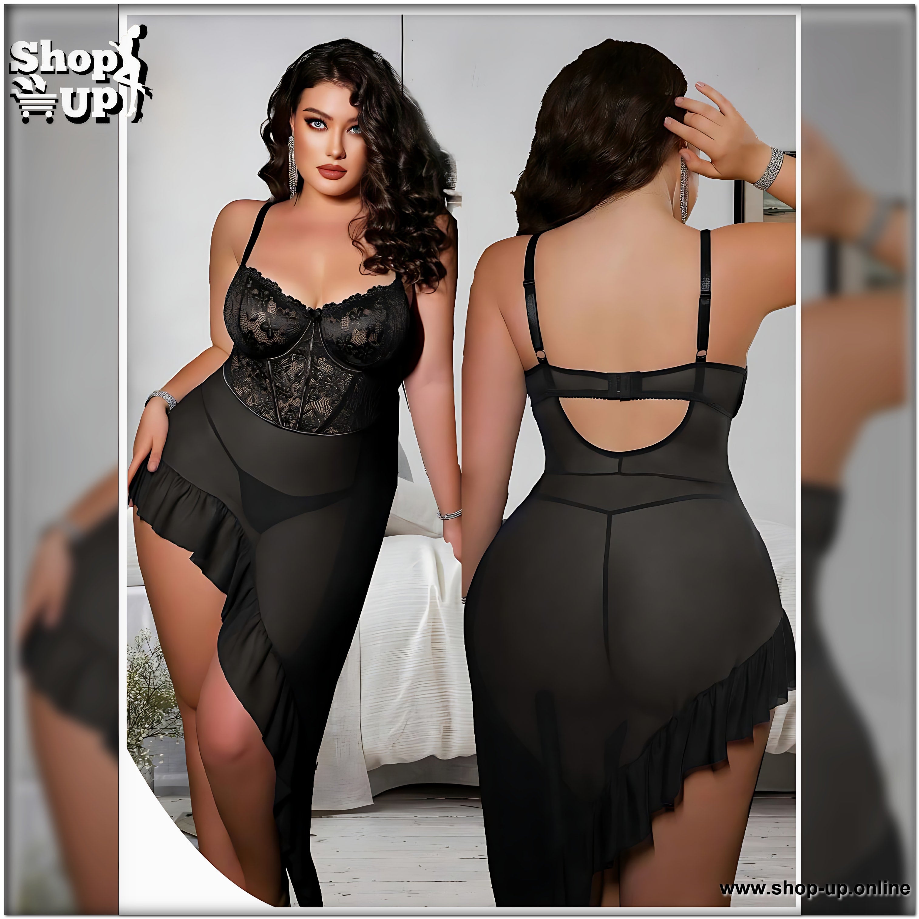 لانجيرى تل فى دانتيل شامل البانتى افضل سعر لانجري في مصر - شوب اب اون لاين 2026