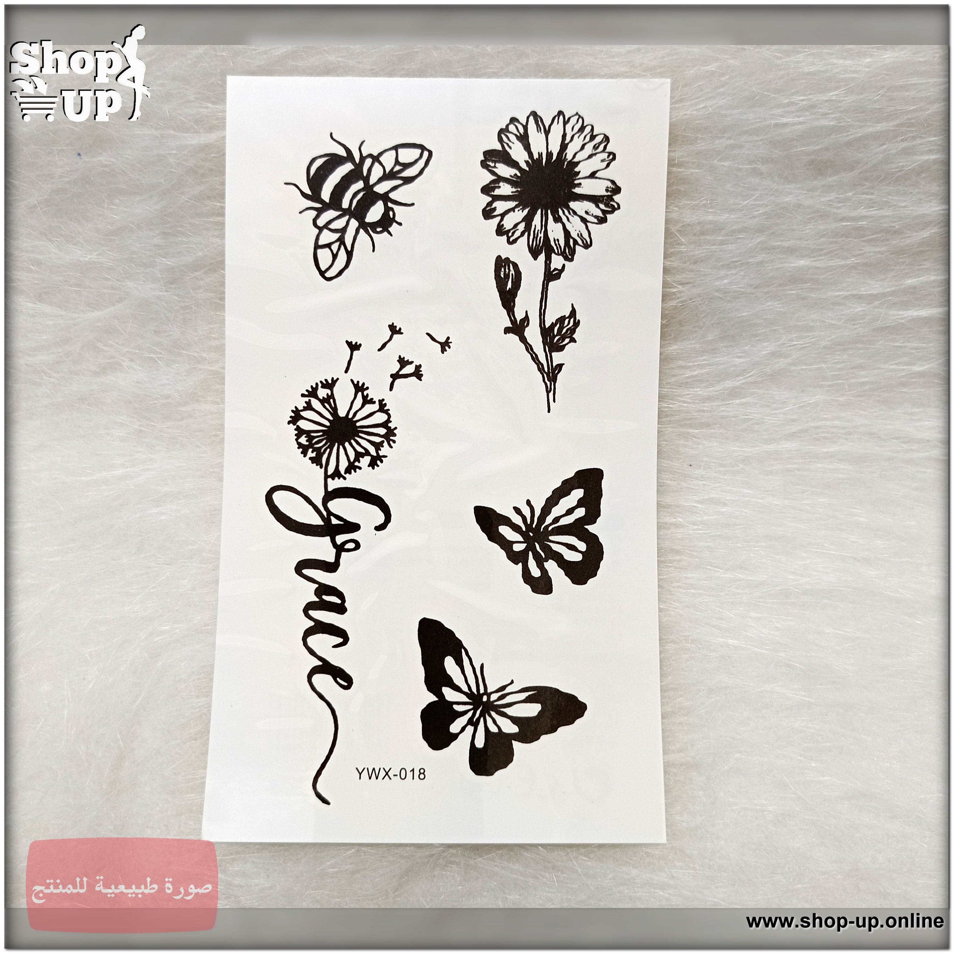 تاتوهات ابيض واسود/صغير