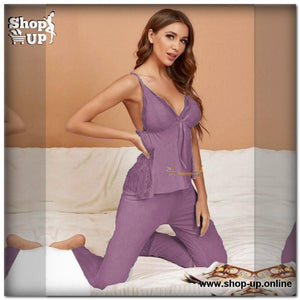 بيجامه قطن فى دانتيل افضل سعر بيجامات في مصر - شوب اب اون لاين 2024