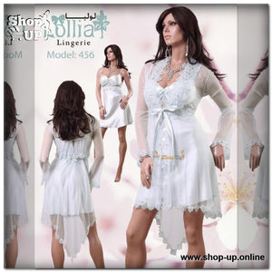 قميص وروب تل فى ستان افضل سعر روب حريمى في مصر - شوب اب اون لاين 2024