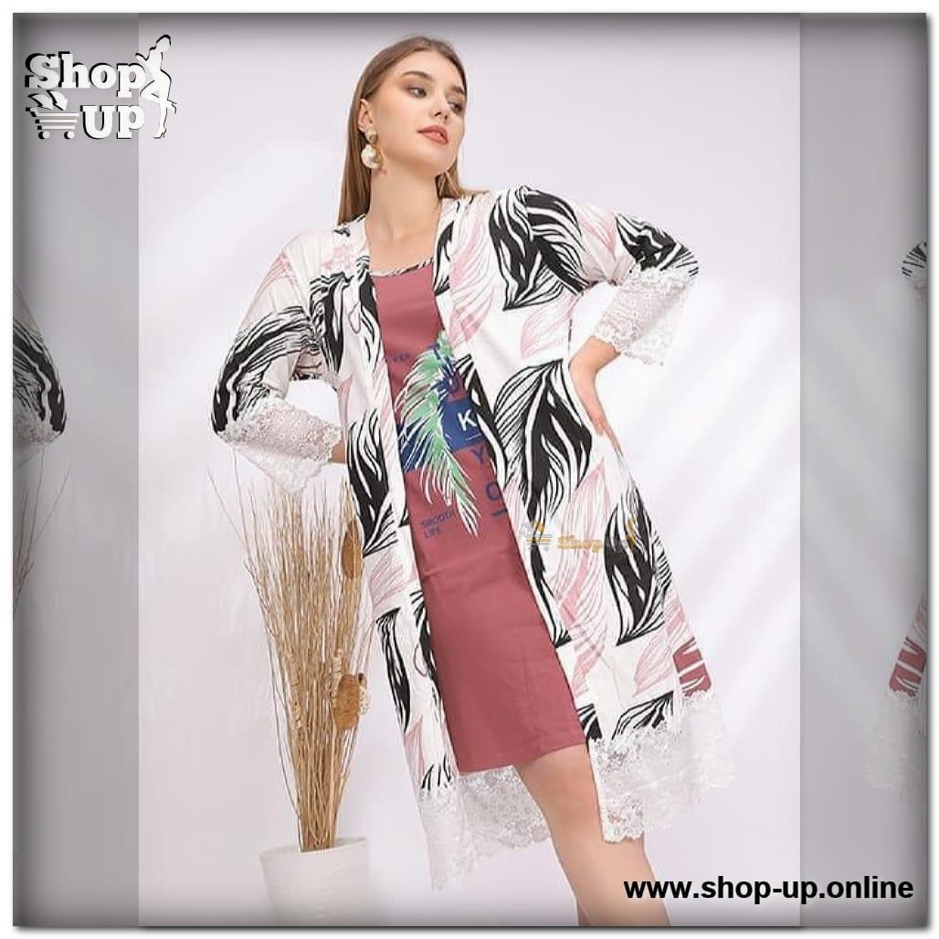 قميص وروب قطن فى دانتيل بيج سايز افضل سعر بيج سايز في مصر - شوب اب اون لاين 2024