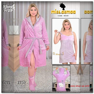 قميص وروب قطيفه افضل سعر روب حريمى في مصر - شوب اب اون لاين 2024