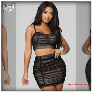 مينى جيب وبرا تل مبطن افضل سعر لانجري في مصر - شوب اب اون لاين 2024