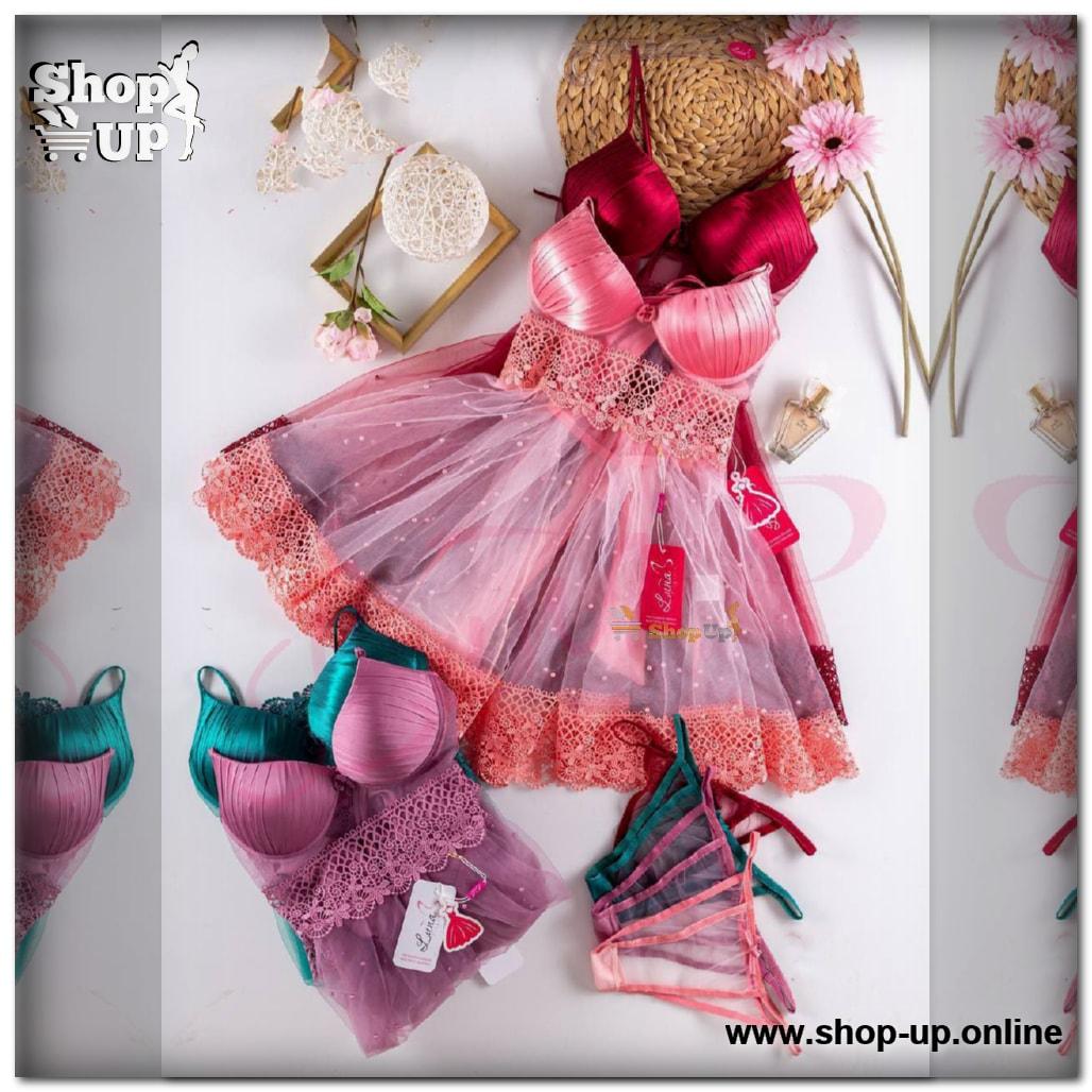 لانجيرى تل فى دانتيل شامل البانتى افضل سعر لانجري في مصر - شوب اب اون لاين 2024