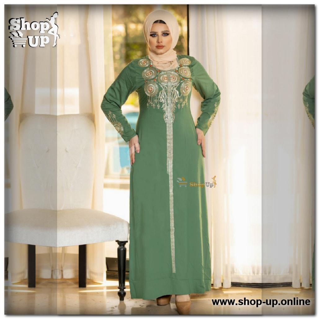 عبايه قطن مطرز افضل سعر عبايات حريمي في مصر - شوب اب اون لاين 2024