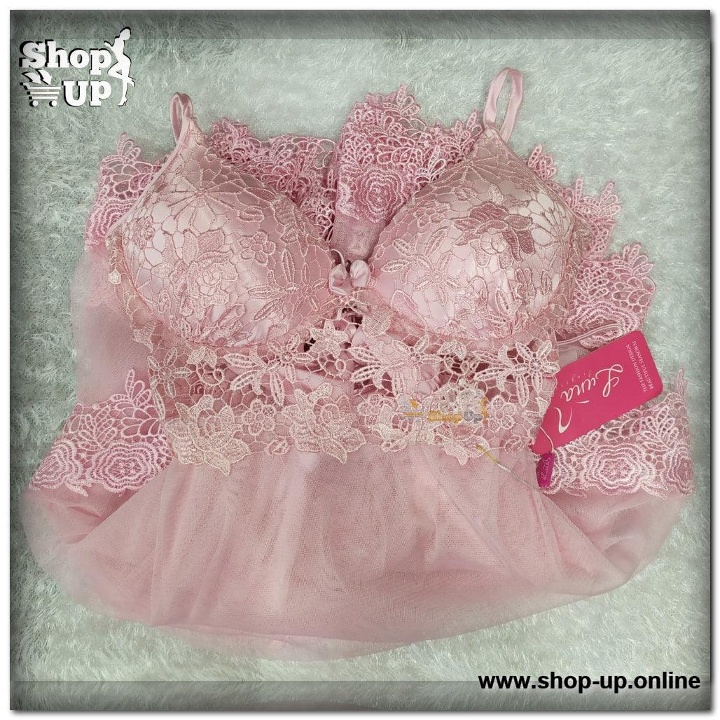 لانجيرى تل فى دانتيل البرا كب شامل البانتى افضل سعر لانجري في مصر - شوب اب اون لاين 2024