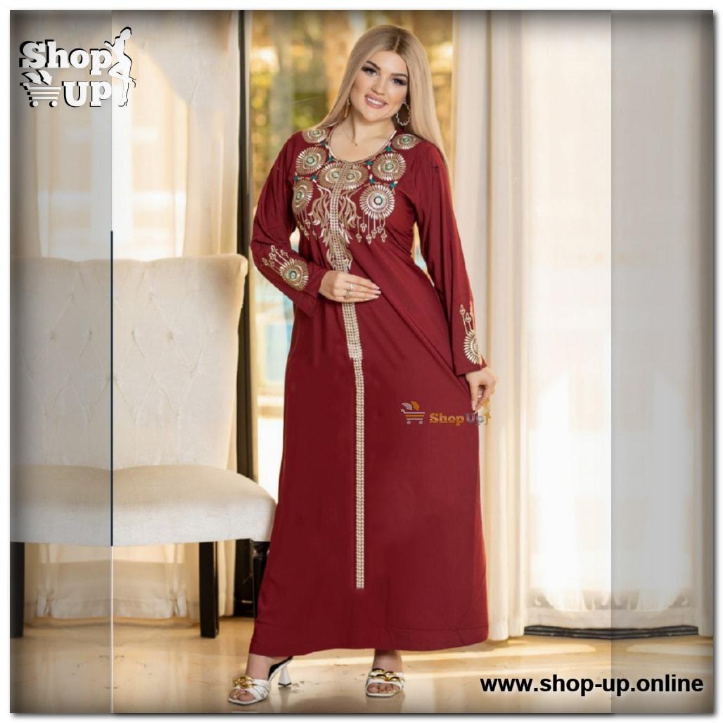 عبايه قطن مطرز افضل سعر عبايات حريمي في مصر - شوب اب اون لاين 2024