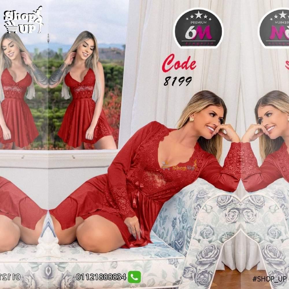 قميص وروب ليكرا فى دانتيل افضل سعر روب حريمى في مصر - شوب اب اون لاين 2024