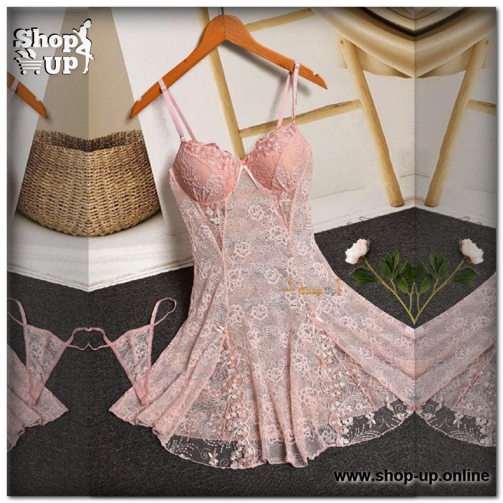 لانجيرى تل فى دانتيل شامل البانتى افضل سعر لانجري في مصر - شوب اب اون لاين 2024