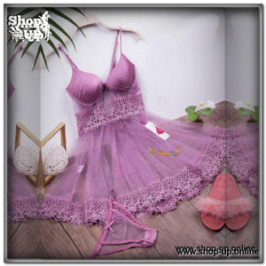 لانجيرى تل فى دانتيل شامل البانتى افضل سعر لانجري في مصر - شوب اب اون لاين 2024